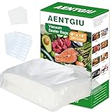 200 Vacuum Sealer Bags For Food, 8x12 Inch Thick BPA Free Vacuum Sealer Storage Bags, Compatible with All Vac Machines, Food Saver, Seal a Meal, Weston, Commercial Grade Precut Prep Sous Vide Bags