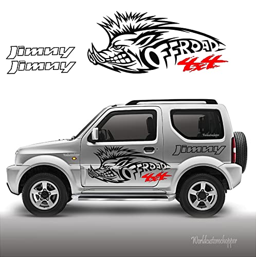 Adhésifs futurs sangle Suzuki Jimny pour les sorties tout-terrain