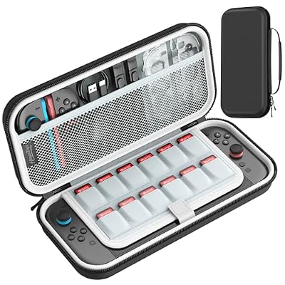 HEYSTOP Funda de Transporte para Consola Nintendo Switch 2, Estuche Protector de Viaje de Gran Capacidad con 12 Ranuras para Tarjetas de Juego para Accesorios de Nintendo Switch 2 2025 Últimos Modelos | Ya disponible en tu tienda friki favorita! En mundofriki.es! HEYSTOP Funda de Transporte para Consola Nintendo Switch 2, Estuche Protector de Viaje de Gran Capacidad con 12 Ranuras para Tarjetas de Juego para Accesorios de Nintendo Switch 2 2025 Últimos Modelos | Ya disponible en tu tienda friki favorita! En mundofriki.es!