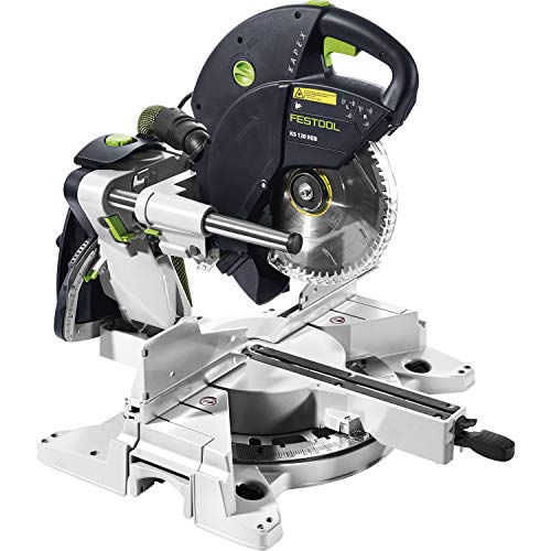Festool Kapp-Zugsäge KS 120 REB KAPEX (mit Kreissägeblatt WOOD UNIVERSAL, Winkelschmiege, Werkstückklemme, Innensechskantschlüssel)