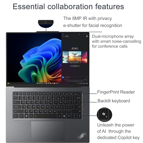 Image of Lenovo ThinkPad X9 15 Aura Edition Business AI Laptop (15.3 inch 2.8K OLED Touchscreen, Intel Core Ultra 7 258V, 32GB DDR5, 1TB SSD), Ultrathin, Copilot+ PC, Backlit, Win 11 Pro, Grey (Next Gen X1 carbon)