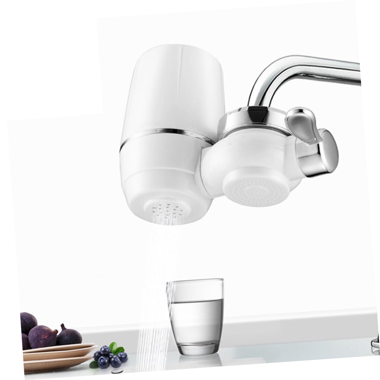 Depuratore e 2 Pezzi con Filtro Ceramico per Rubinetto Cucina