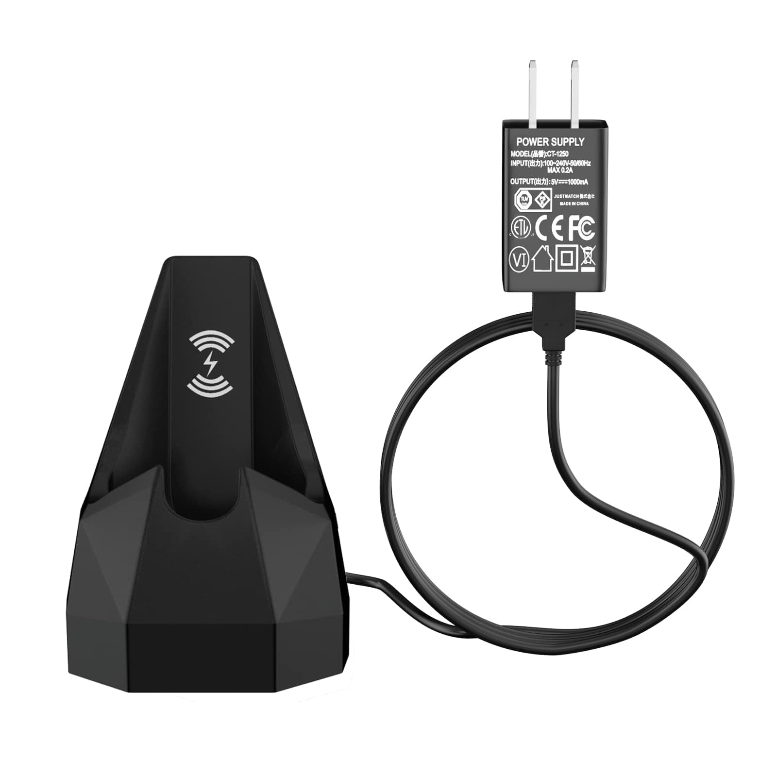 Replacement for MANSCAPED 4.0 Charging Dock with AC Adapter, for MANSCAPED Wireless Charging Dock, Fit for MANSCAPED The Lawn Mower 4.0 Electric Groin Hair Trimmer