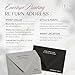 Curio Press Personalized Stationery Note Cards with Envelopes, Custom Note Cards, Personalized Thank You Cards with Envelopes, Personalized Cards Handmade Note Cards & Greeting Cards - Minimalist Flat