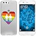 Produktbild PhoneNatic Case kompatibel mit Huawei P10 Silikon-Hülle Pride Männer M3