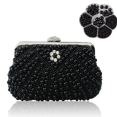 Miniatura 4 de Eterspr 1150 Piezas Diy Manualidad Cuentas, Bolitas Para Hacer Pulseras, Cuentas De Negro, Juego De Abalorios Para Pulseras, Pendientes, Collares, Joyería Y Decoración De Disfraces