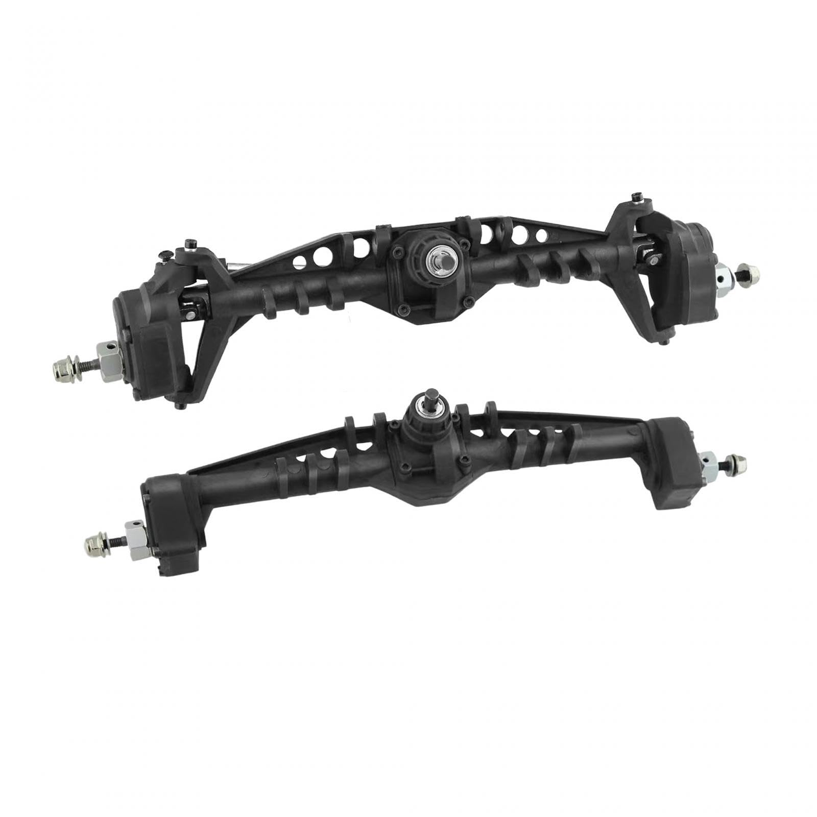 1:10 RC Car Vorder Und Hinterachsen Set, Vorder Und Hinterbrücken Ersatzteil für RC Car Achsen für 1/10,