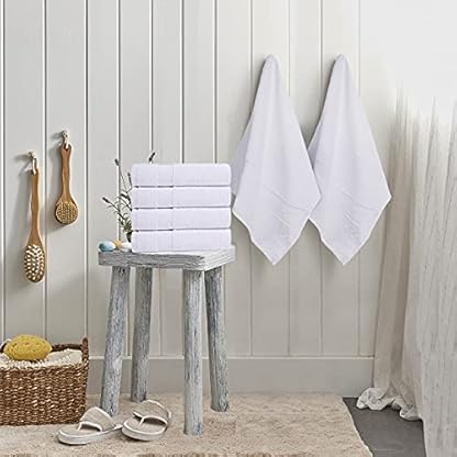 Utopia Towels - 6er Pack Klein Badetuch Set - Badetuch, 56 x 112 cm (Weiß) – Bild 6