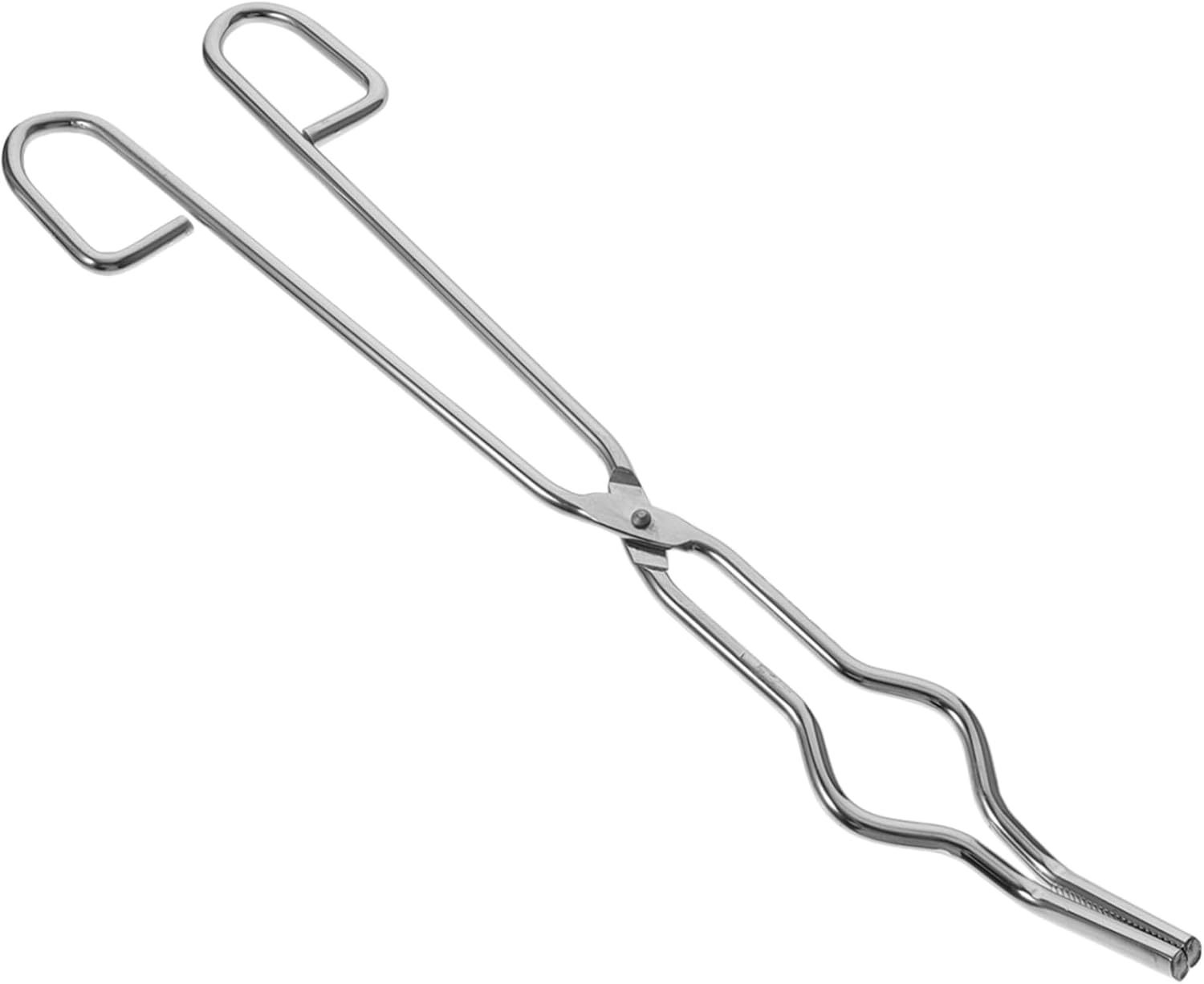 Chromium Plated Steel Beaker Tongs Slip Handle for Safe Laboratory Use for Crucibles and Flasks Silver