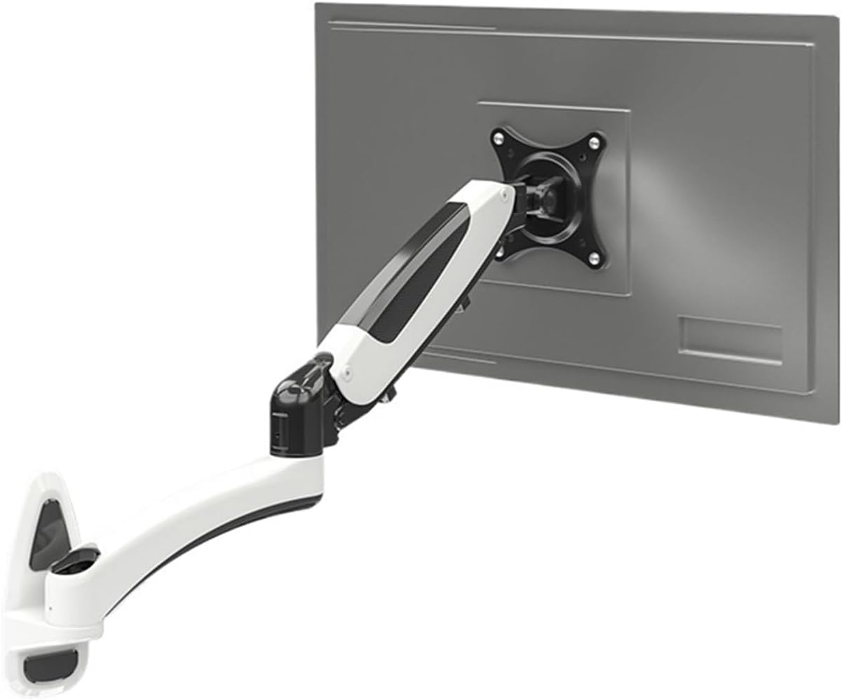 Computer monitor wall-mounted bracket 27-inch gas spring free-hover industrial lift GM112W