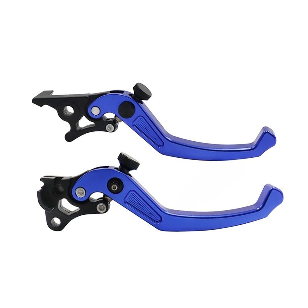 Zhenlygs Blue Adjustable Brake Lever Fit For Gy6 Scooter Moped(Blue)