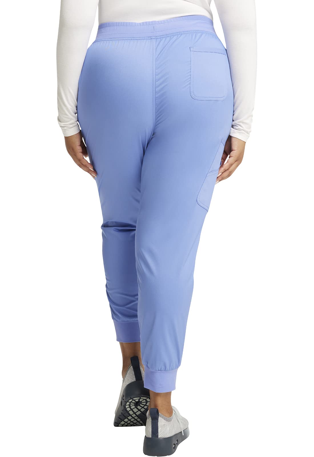 Cherokee Conjunto de ropa quirúrgica para mujer con cuello en V y pantalón