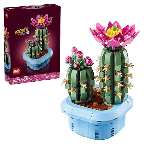 LEGO Botanicals Cactus en Flor - Planta con Maceta Artificial con 2 Cactus y Flores - Un Idea Original para San Valentín y Cumpleaños - Decoración de la Habitación para Niños de 9+ Años 11509 | Ya disponible en tu tienda friki favorita! En mundofriki.es!