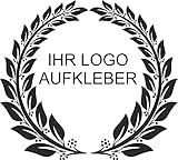 INDIGOS UG - Geschäftslogo Einfarbiger Fensteraufkleber Dekoratives Kunstdekor für geschäftliche kommerzielle Werbung - Aufkleber Firma Büro Fenster Logo
