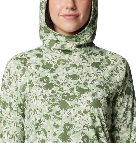 Columbia Women's Summit Valley Hoodie, Sage Leaf Popflorid, Large - image 5