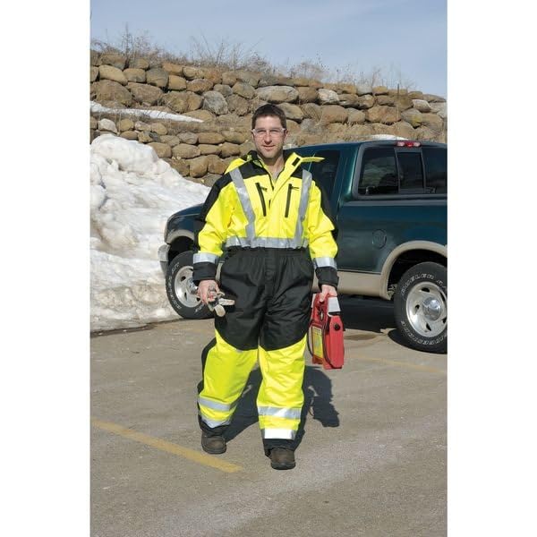 Image of Occunomix SP-CL-BY3X Speed Collection Premium Cold Weather Coerall, 3X-Large, Yellow