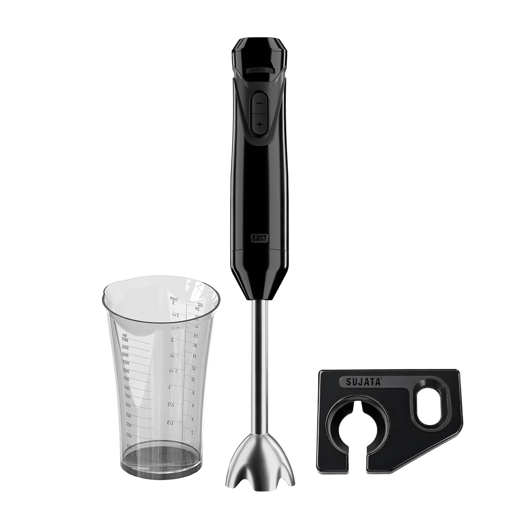 Sujata Blendstick Hand Blender | 600W Heavy Duty Motor | Variable Speed Control | Stainless Steel Shaft | 18000 RPM | Professional Immersion Blender | Easy Clean | Black-picture-26
