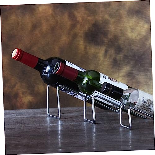Soporte para botellas de vino SHOWERORO de hierro forjado 2 piezas miniatura 7