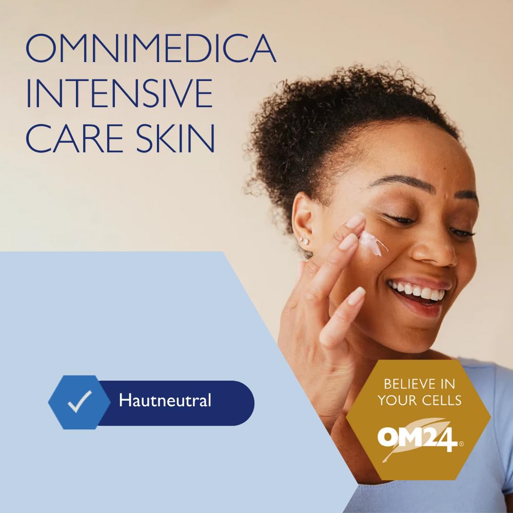 OMNIMEDICA Intensive Care Skin – Anti-Falten Gesichtscreme gegen Pigmentflecken & Altersflecken – mit OM24® und Hyaluronsäure – Anti-Aging Pflege für Damen & Herren – vegan & Swiss Made