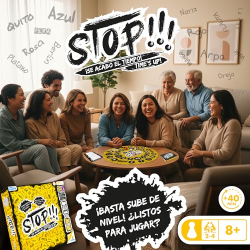 Stop Word Category Juego de Mesa Familiar Ages 8+ miniatura 2