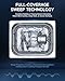 CREWORKS 10L Ultrasonic Cleaner with Sweep Function, 33kHz 240W Industrial-Grade Ultrasonic Cleaning Machine with 34 fl oz Ultrasonic Cleaning Solution for Industrial Use
