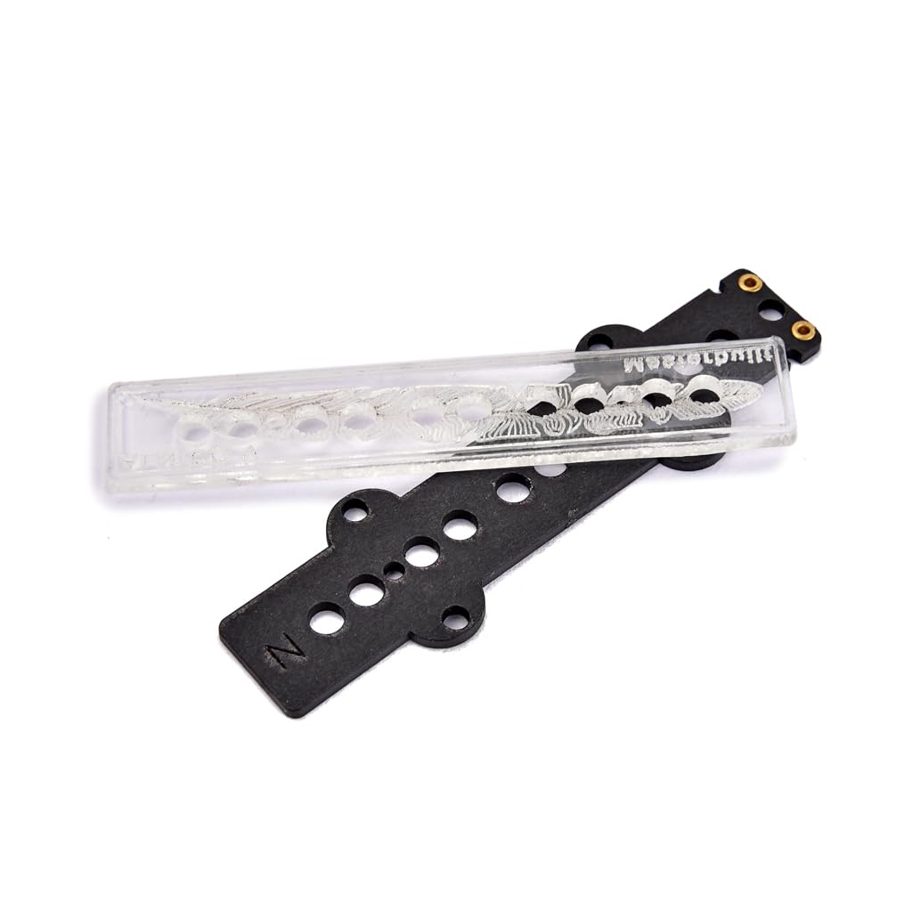 RuiJOTWAT A Set 2 Pcs 5 String Jb Style Electric Guitar Bass Pickup Slug Bobbins. - Bobbins Length 100.6Mm - Image 3