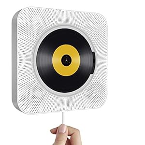 Wandmontage CD-speler Surround Sound FM Radio Bluetooth USB MP3 Schijf Draagbare Muziekspeler Afstandsbediening Stereo Speaker