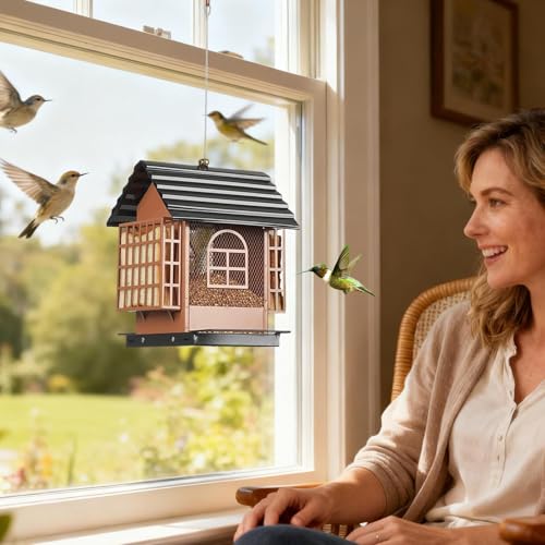 Comederos para pájaros en balcón o terraza para una óptima observación de aves 3