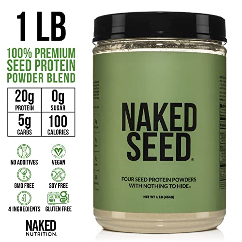 Naked Seed - 4 Seed Protein Powder, Only 4 Ingredients - Chia, Watermelon, Sunflower and Pumpkin Seed - Gluten-Free, Soy Free, Vegan, No Gmos, No Artificial Sweeteners - 15 Servings - Image 3