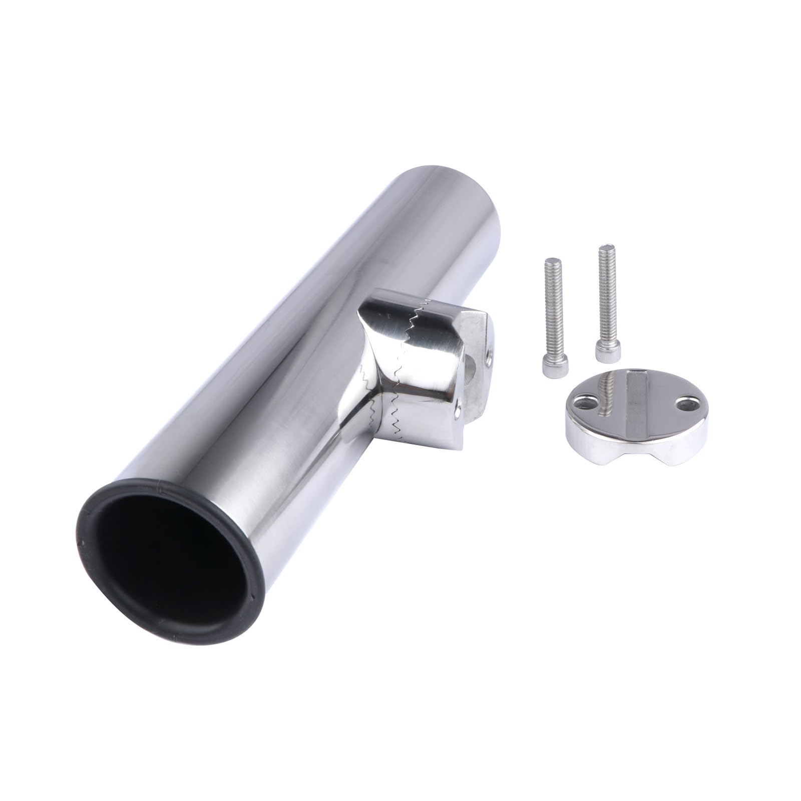 Shntig 360 Degree Rotating Fishing Rod Brackets Stainless Steel Rod Holder Clamp for Boats Clamp on Marine Hardware Enduring Poles Brackets Tool