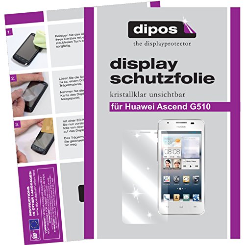 dipos Protector de Pantalla Compatible con Huawei Ascend G510 (2 Unidades)   Claro pelicula Protectora de Pantalla