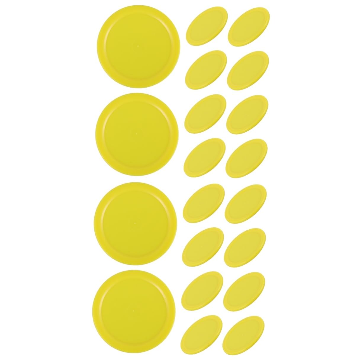 Mikikit 2sets Plastic Hockey Set Mini Ice Hockey Ice Accessory Foam Balls for Table Games 10pcs*2