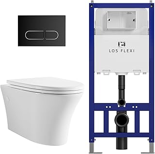 29 Ensuite Bathroom Ideas That Feel Like a Luxury Hotel Retreat 103 Comfort & Elongated Wall Hung Toilet System, Los Flexi Wall Mounted Toil...