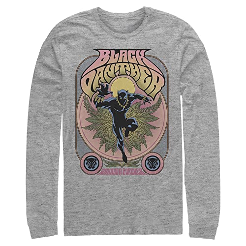 T-shirt manches longues Black Panther grand confort pour week-ends détente en taille XLT