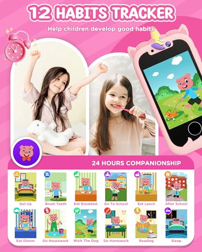 image for DIGIGOOD Kids Smart Phone Girls Toy: Christmas Birthday Gifts for Girl