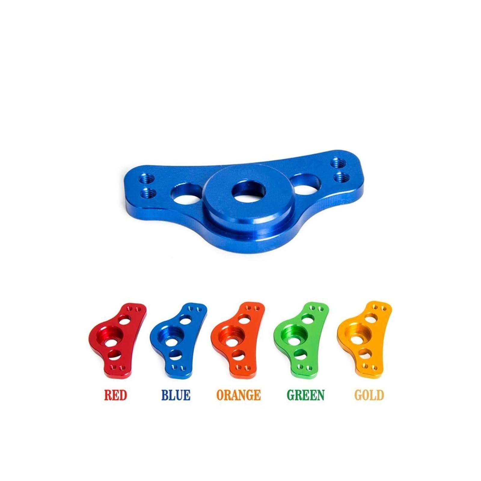 Universal Billet Aluminum Hour Meter Mounting Bracket - Fits 38mm Meters, For KTM, Yamaha Dirt Bikes & More