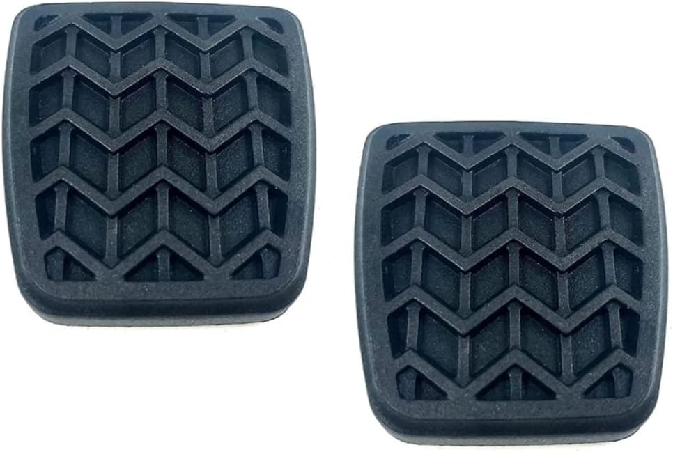 for Toyota CAMRY, COROLLA/FORTUNER/INNOVA/LAND CRUISER PRADO 2 Pis Brake & Clutch Foot Pedal Pad Rubber Cover Part [1823]