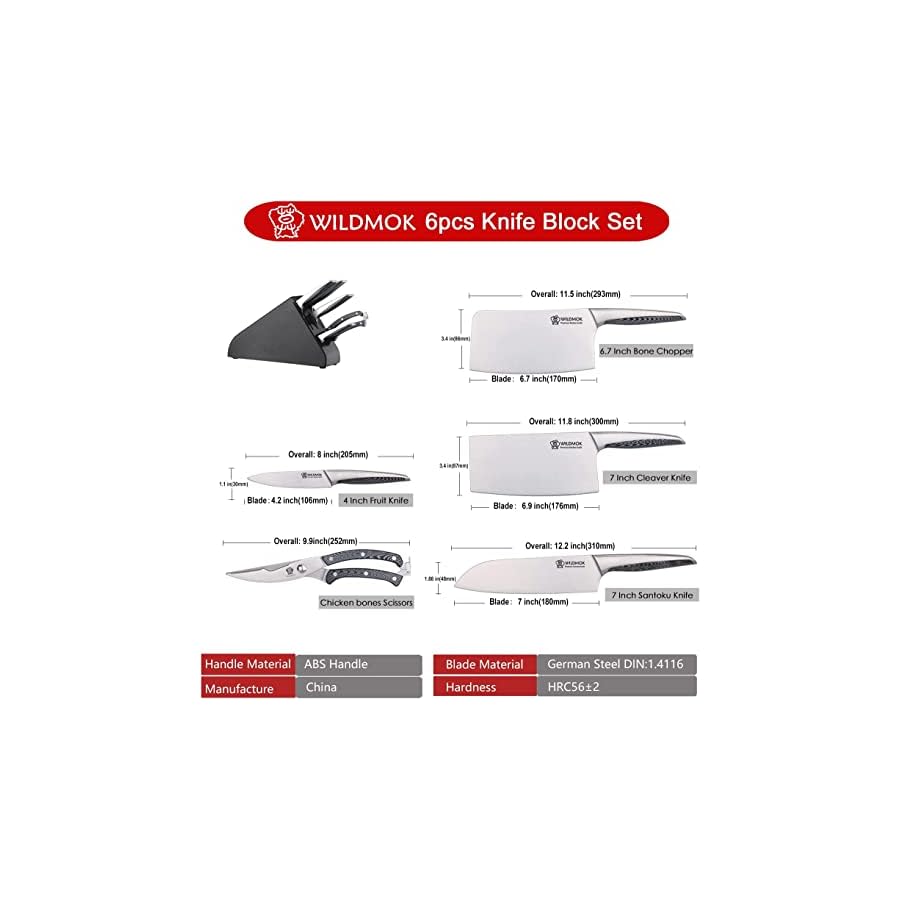 WILDMOK-6pcs-Knife-Set-with-Block-Stainless-Steel-Asian-Knife-Set-for-Kitchen-with-Stainless-Steel-ABS-Handle-Perfect-Cutlery-Set-Gift WILDMOK 6pcs Knife Block Set Stainless Steel Asian Kitchen Knives Set with Stainless Steel & ABS Handle, Perfect Cutlery Set Gift
