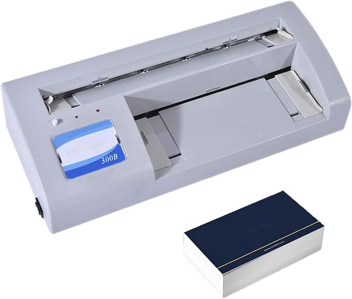 Automatic Business Card Cutter with Waste Discharge, High-Speed 30pcs/Min Paper Trimmer for Office, Print & Copy Centers