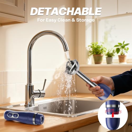 Image of Turelar Immersion Blender Handheld, Corded Electric Blenders Portable Stick Mixer with 2 Mixing Speed and Stainless Steel Blades Emulsifier for Effortless Blending Soup, Smoothies, Puree or Baby Food