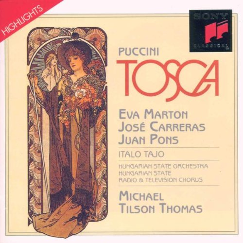 Puccini 'Tosca' Excpts. (Marton Carreras Et Al. W.Hungarian State Orch. & Chorus/ Tilson Thom [Audio CD] VARIOUS ARTISTS