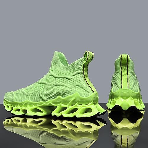 Image of Poramea Mens Slip on Loafers Walking Tennis Shoes Laceless Running Blade Sneakers Mesh Trail Jogging Casual Athletic