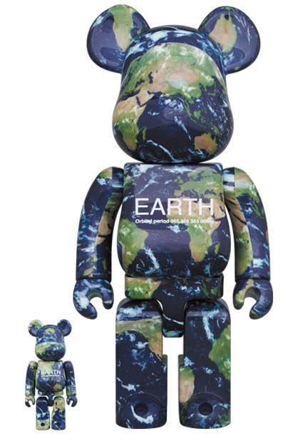 Amazon | EARTH BERBRICK 100％ & 400％ ベアブリック アース 
