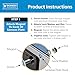 Premium Rubber Coated License Plate Magnet - Holder for Car Dealership Demo Tag for Test Drives - (2 Pack Bundle)
