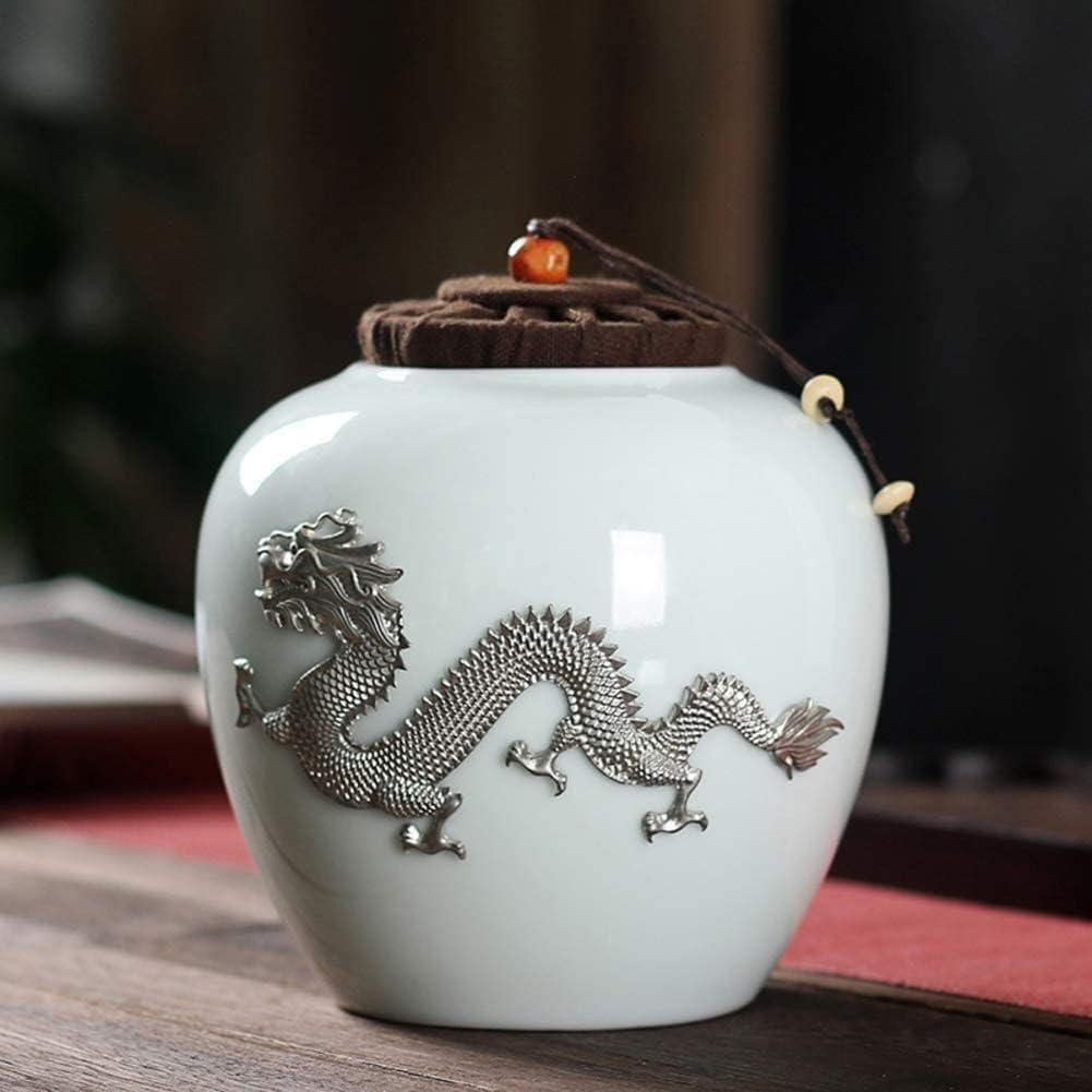 Vase Desktop Porcelain Vases Ginger Jar Home Table Ceramic Chinese Centerpieces Decorative B H14xw13cm Rustic Decor(R)