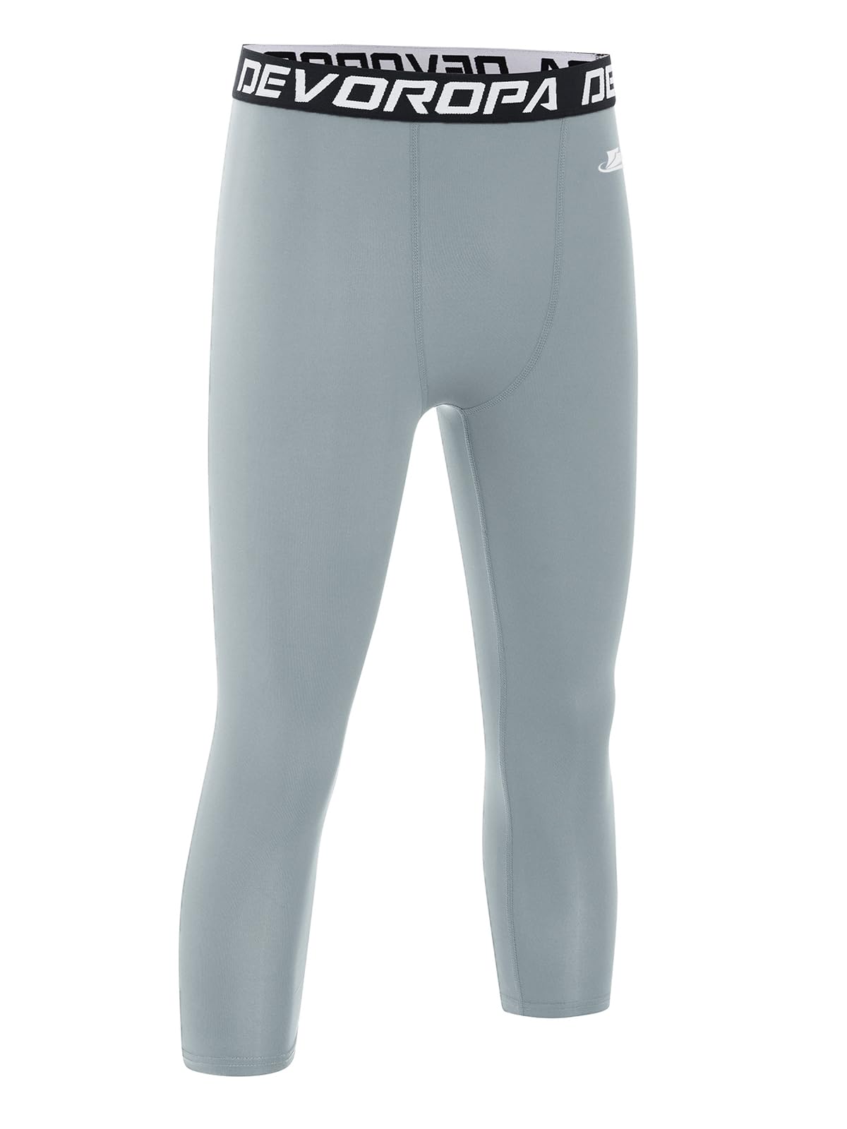 DEVOROPA Boys Leggings Youth Compression Pants Sports Tights Basketball Football Baseball Soccer Baselayer Slim/Regular/Husky