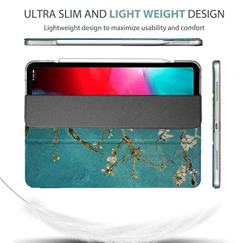 Image of DuraSafe Cases for iPad PRO 11 Inch 2 [ Pro 11 2nd 2020 ] Generation A2228 A2068 A2230 MY232HN /A MXDC2HN /A MXDE2HN /A MY252HN /A MXDD2HN /A Ultra Slim Smart Auto Sleep /Wake Printed PC Cover - Blossom