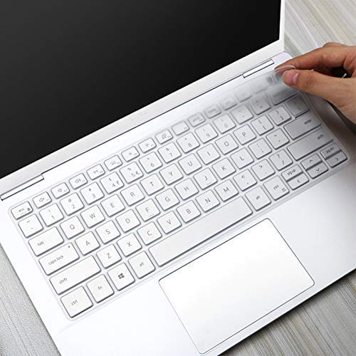 Saco Keyboard Protector Silicone Skin Cover for Dell Inspiron 5301 13.3inch Laptop - Transparent (B09B2H9VBG) Amazon Price History, Amazon Price Tracker
