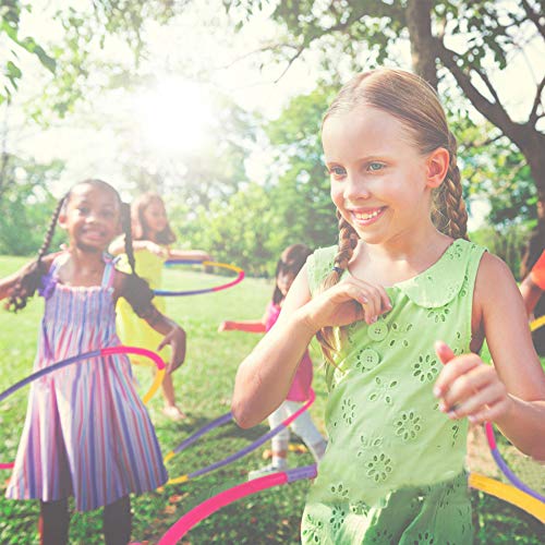 NEOWEEK Hoola Hoop for Kids, Detachable Adjustable Size Kids Hoola Hoop, Suitable for Girls, Boys and Pet Training - Thumbnail 3