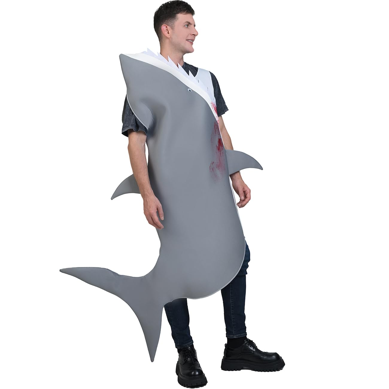 Costume da squalo unisex divertente per adulti (taglia unica)